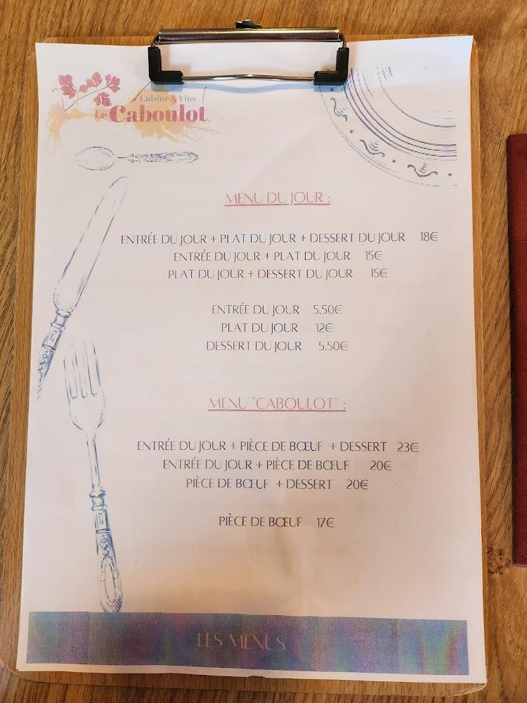 Le Caboulot Lyonnais - Menu Image 2